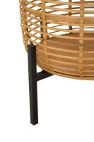 Portavasi Rattan Coppia cm Ø 41X47-33X39
