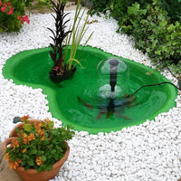 Laghetto caldonazzo verde e pompa syncra pond 0.5 da 700 litri ora