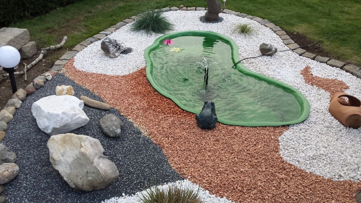 Laghetto da giardino termoformato green nemi 270 lt dimensioni 185x115x36 cm