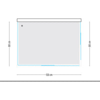 Ogomondo box cabina doccia corner 3 lati cristallo temprato trasparente 80x120x80