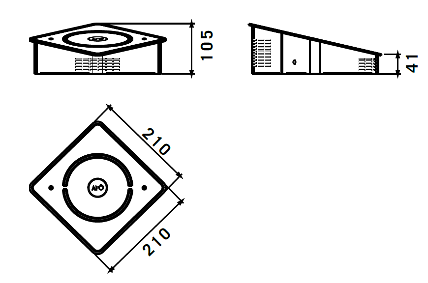 'AirO'' Desk Bianco'