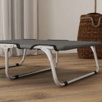 Brandina per Cani Piccoli Pieghevole per Interno ed Esterno, Metallo e Tessuto Oxford, 71x58x20 cm, Grigio