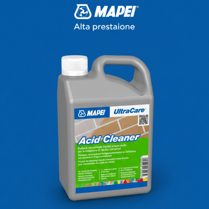 Pulitore liquido concentrato acid cleaner per residui cementizi tanica 1 litro *** pezzi 4 pz, confezione 1