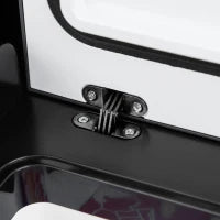 Frigo Portatile Elettrico 35L da 12 Volt con Maniglia e Schermo LCD, 63.2x42x42.8 cm, Grigio