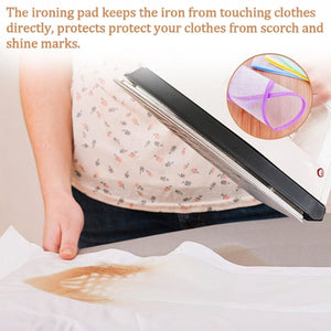 2Pz Panno Protettivo Vestiti Salva Bruciature Ferro Da Stiro 40x60cm  Art.5998