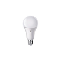 Fsl lampadina led bulbo classica a60 9w e27 con sensore crepuscolare a 2 lati