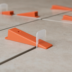 Cuneo distanziatore livellante plastica posa piastrelle finitura professionale *** formato 500 pezzi, confezione 1