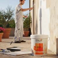 Farina di quarzo acrilica idrorepellente per muri esterni *** formato 14 lt, confezione 1