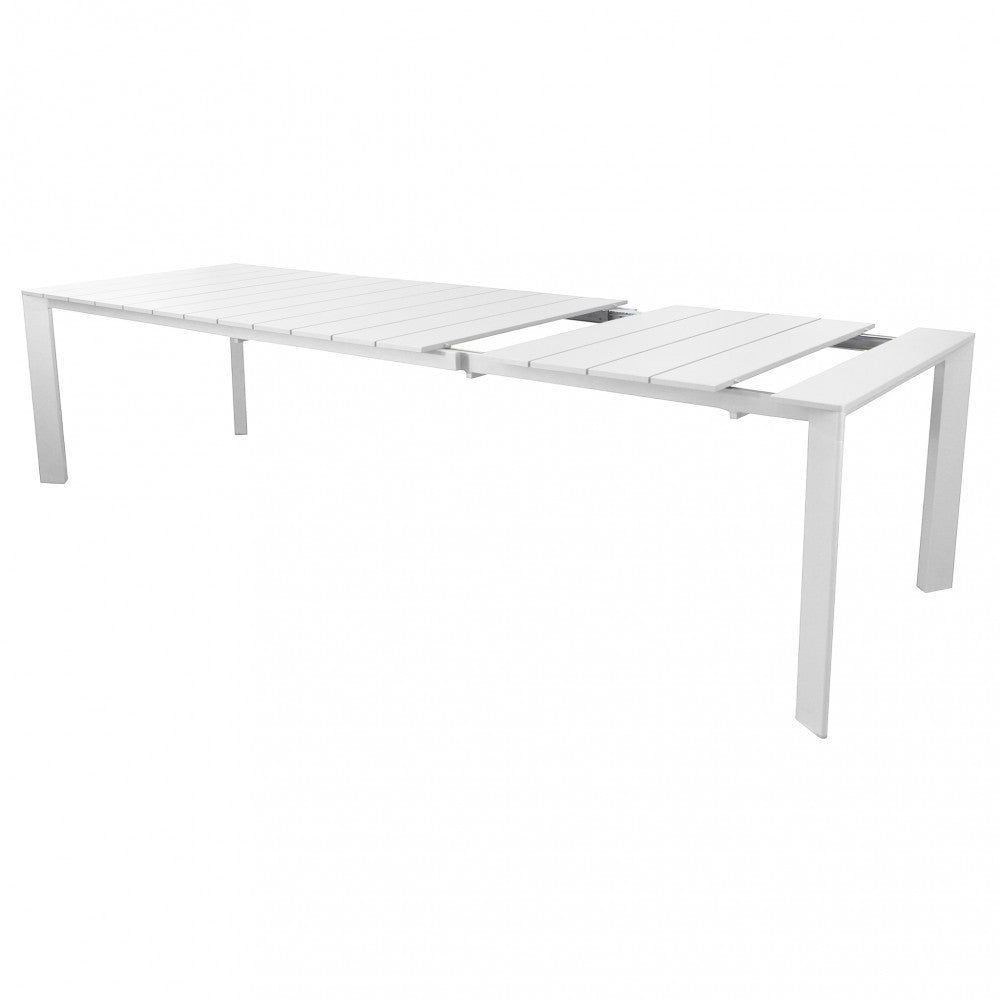 Tavolo Alluminio Bianco Sacramento 215/280X100 Cm