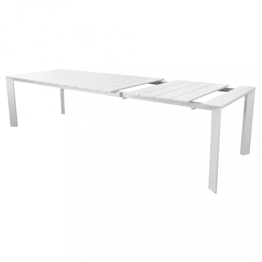 Tavolo Alluminio Bianco Sacramento 215/280X100 Cm