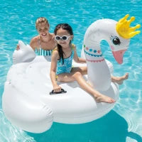 57562NP - Cavalcabile Cigno Maestoso Cm 142X137X99