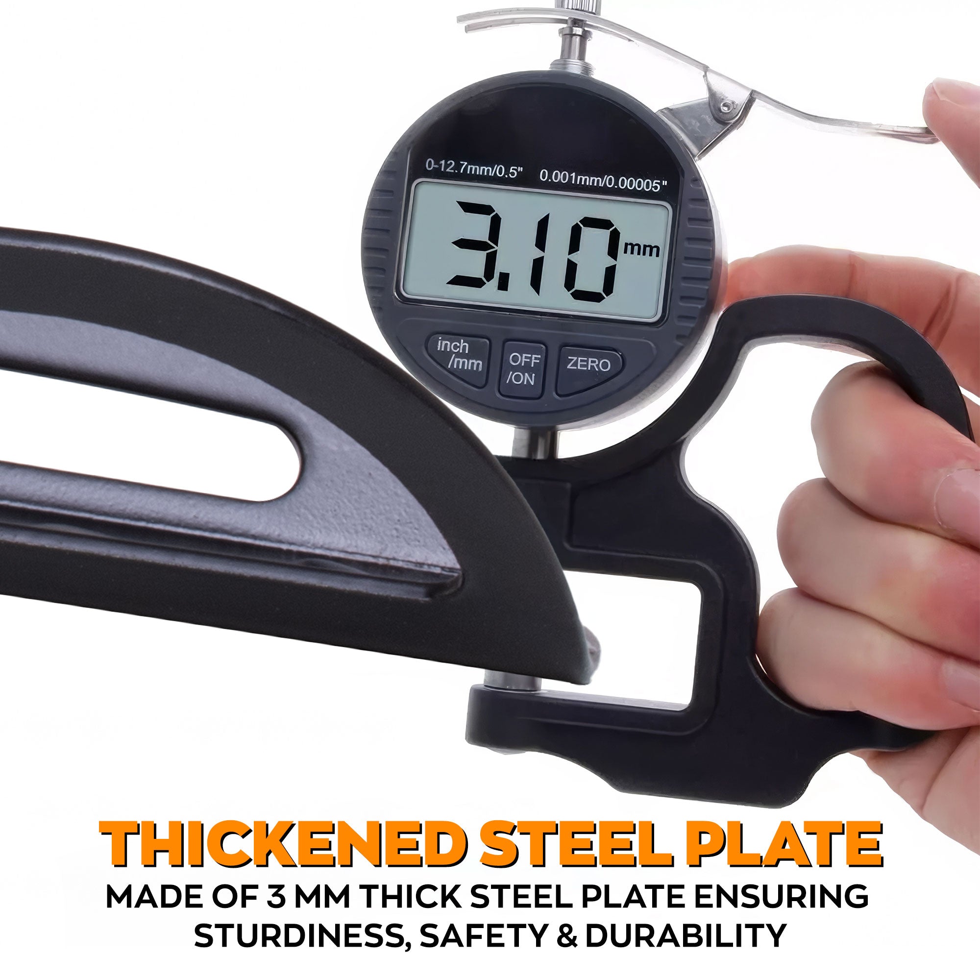 Ramos - Set 2 Portabici da Parete Salvaspazio Ganci per 2 Biciclette da 30 Kg in Metallo Nero