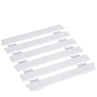 Carrello da Cucina Multiuso con 2 Cassetti, 2 Ripiani e 2 Cesti, in Legno di Pino, 74x37x76 cm, Bianco