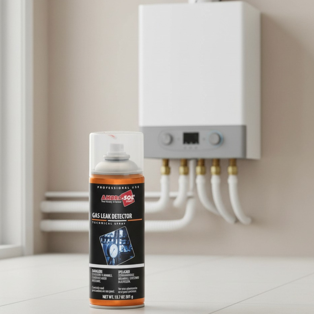 Rivelatore spray per fughe di gas 400 ml ambro-sol