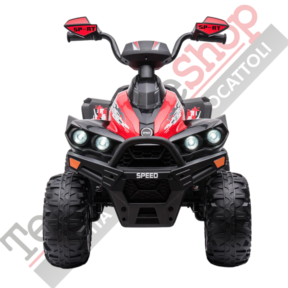 Quad Elettrico per Bambini Quad Medio Sport 12V-Rosso