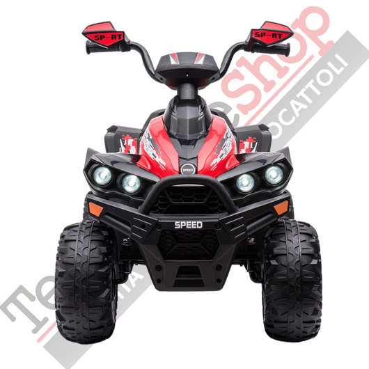 Quad Elettrico per Bambini Quad Medio Sport 12V-Rosso