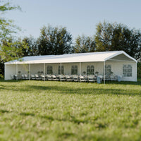 Tenda da ricevimento 6x12m, bianco