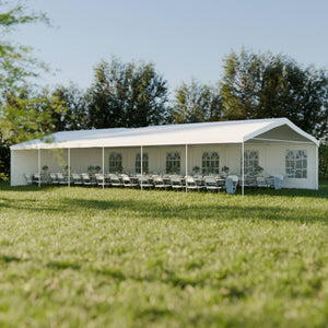 Tenda da ricevimento 6x12m, bianco