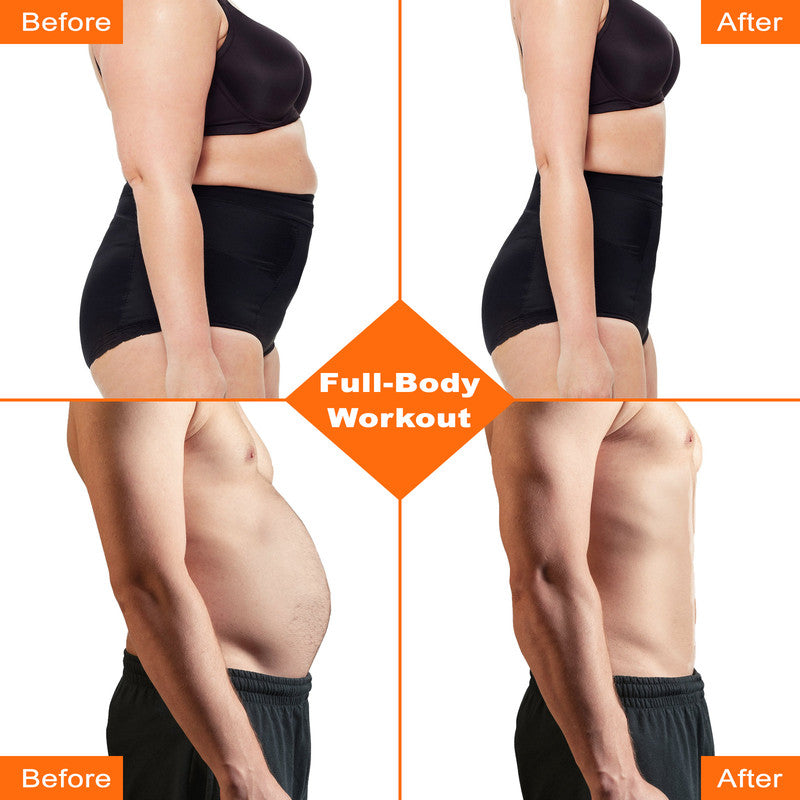 Total Power Body Crunch Pump con Display computerino LCD, per allenamento completo del corpo, glutei e gambe