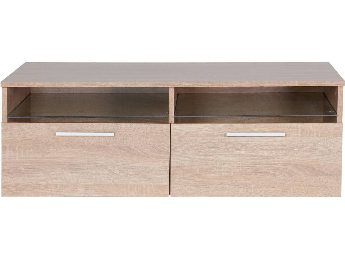 Mobile TV Rovere con LED per TV 32-65 pollici Habitat et Jardin