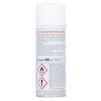 spray vernice acrilica professionale NERO OPACO RAL9005 400ml CFG rapida spry