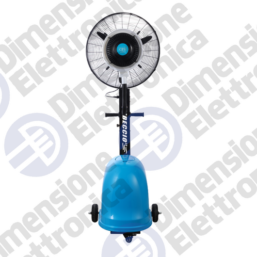 CFG Libeccio 22 Mist Fan Ventilatore con nebulizzatore per giardino, impianti sportivi, eventi fieristici, dehor, terrazze, bar, stabilimenti balneari e ristoranti