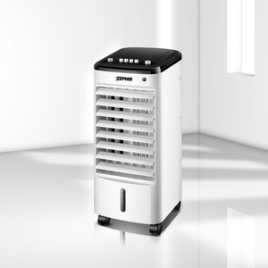 Zephir ZAIR06 raffrescatore ventilatore ad acqua 3 velocità silenzioso oscillazione tanica da 4 litri 2 mattonelle ghiaccio incluse