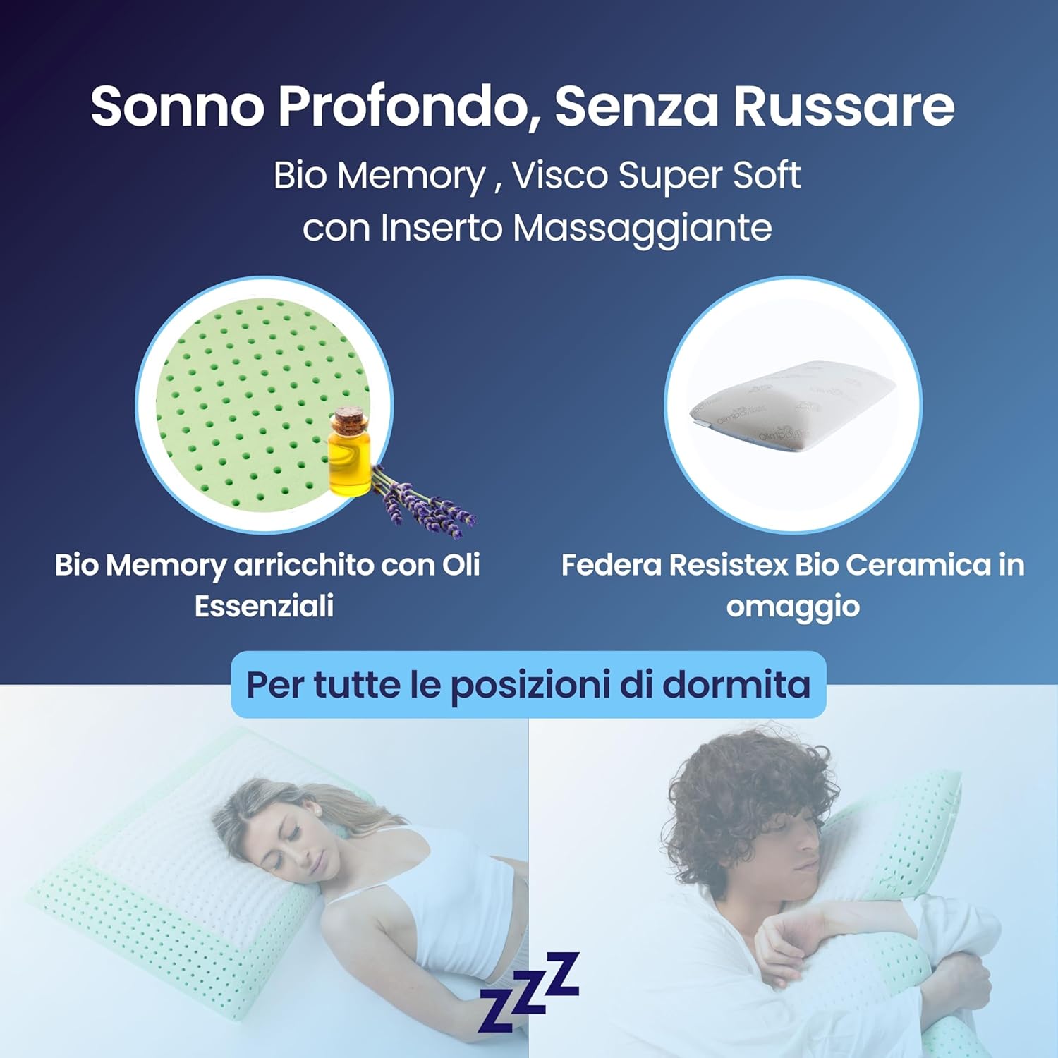 Coppia | Cuscini AntiRussamento - Sonno Sereno - Apollo & Zeus