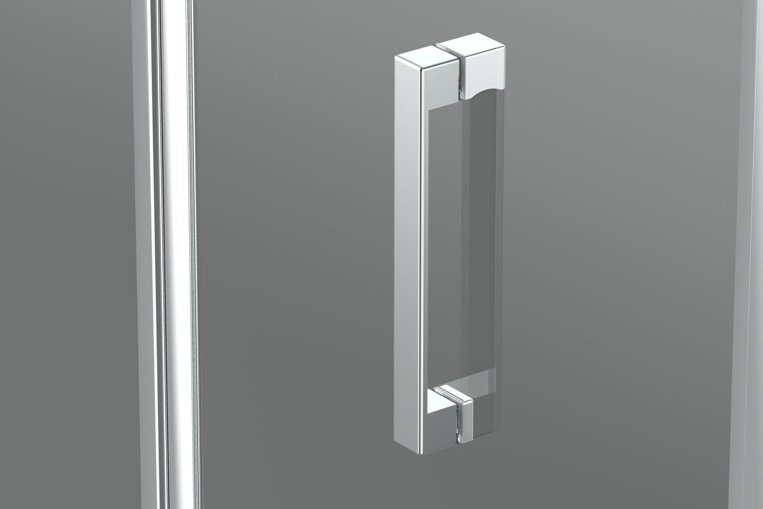 Box doccia nicchia 70 cm porta battente H195 cm GIULIA Cromato