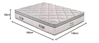 Habitat et Jardin Materasso Molle Memory Foam 140x190 29cm Ortopedico CertiPUR