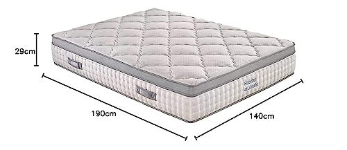 Habitat et Jardin Materasso Molle Memory Foam 140x190 29cm Ortopedico CertiPUR