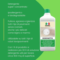Detergente per robot lavapavimenti ROBONETTO   1LTx6Pz