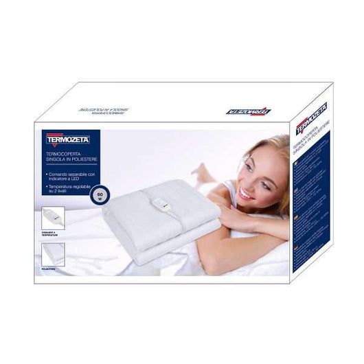 Coperta Termica Elettrica Letto Singolo Scaldaletto Termocoperta Scaldasonno 60w