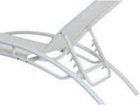 Habitat et Jardin Lettini Prendisole Alluminio Beige Set di 2 Regolabili