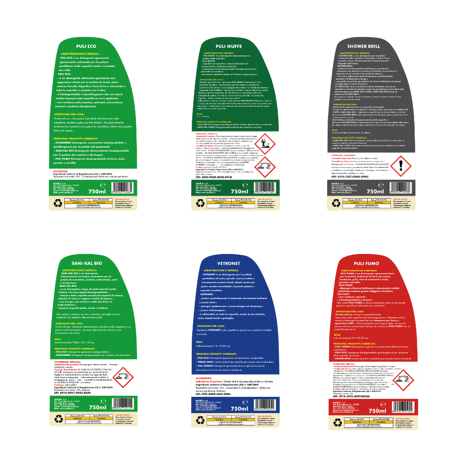 Promo kit completo di prodotti per la casa   7PZ