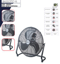 Termozeta Ventilatore da Pavimento Bassotto XL TZBA02
