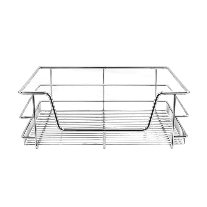 Tirare Fuori Cestini in Acciaio da Cucina Cestelli Organizzazione Credenza 50cm
