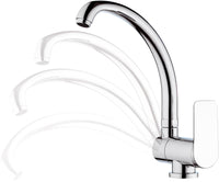 Rubinetto per lavello con bocca alta girevole - serie infinity