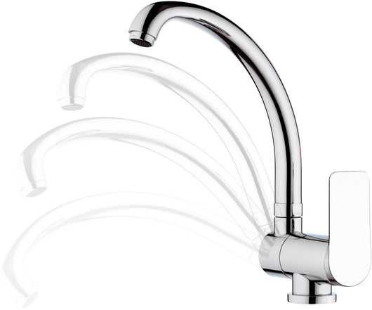 Rubinetto per lavello con bocca alta girevole - serie infinity