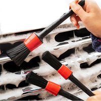 SET 5PZ PENNELLI PULIZIA AUTO MOTO CON SETOLE MORBIDE ANTIGRAFFIO 20-40mm GEKO G73825