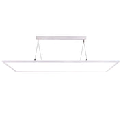 Lampada sospensione DIMMERABILE LED 50W CCT 3000K 4000K lampadario pendente luce ufficio palestra sala conferenze 6000lm 230V BIANCO