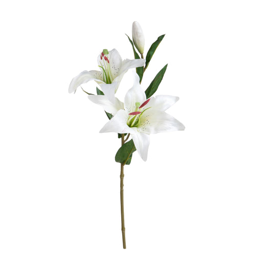 Set 6 Rami Artificiali Lilium Composto da 3 Fiori H 65 cm