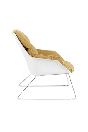 Poltrona 85x74xH86 cm in Polipropilene Grace Giallo