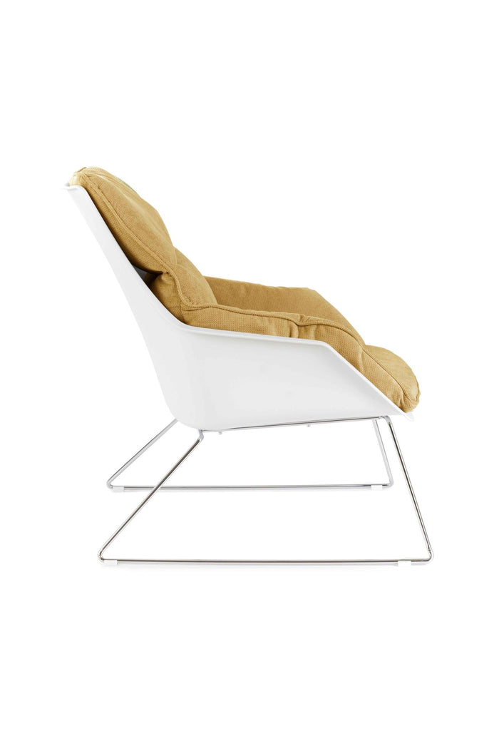 Poltrona 85x74xH86 cm in Polipropilene Grace Giallo