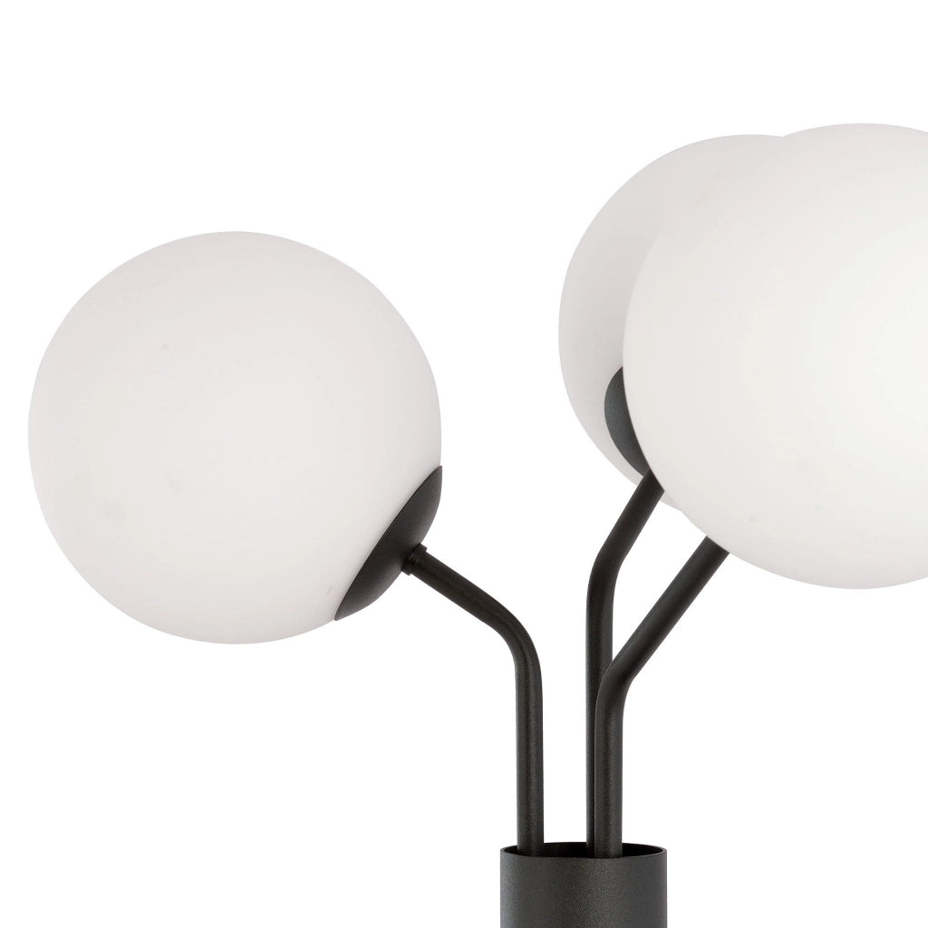 Lampada da terra Emibig Nova LP3 3xE14 nero/opal 173cm