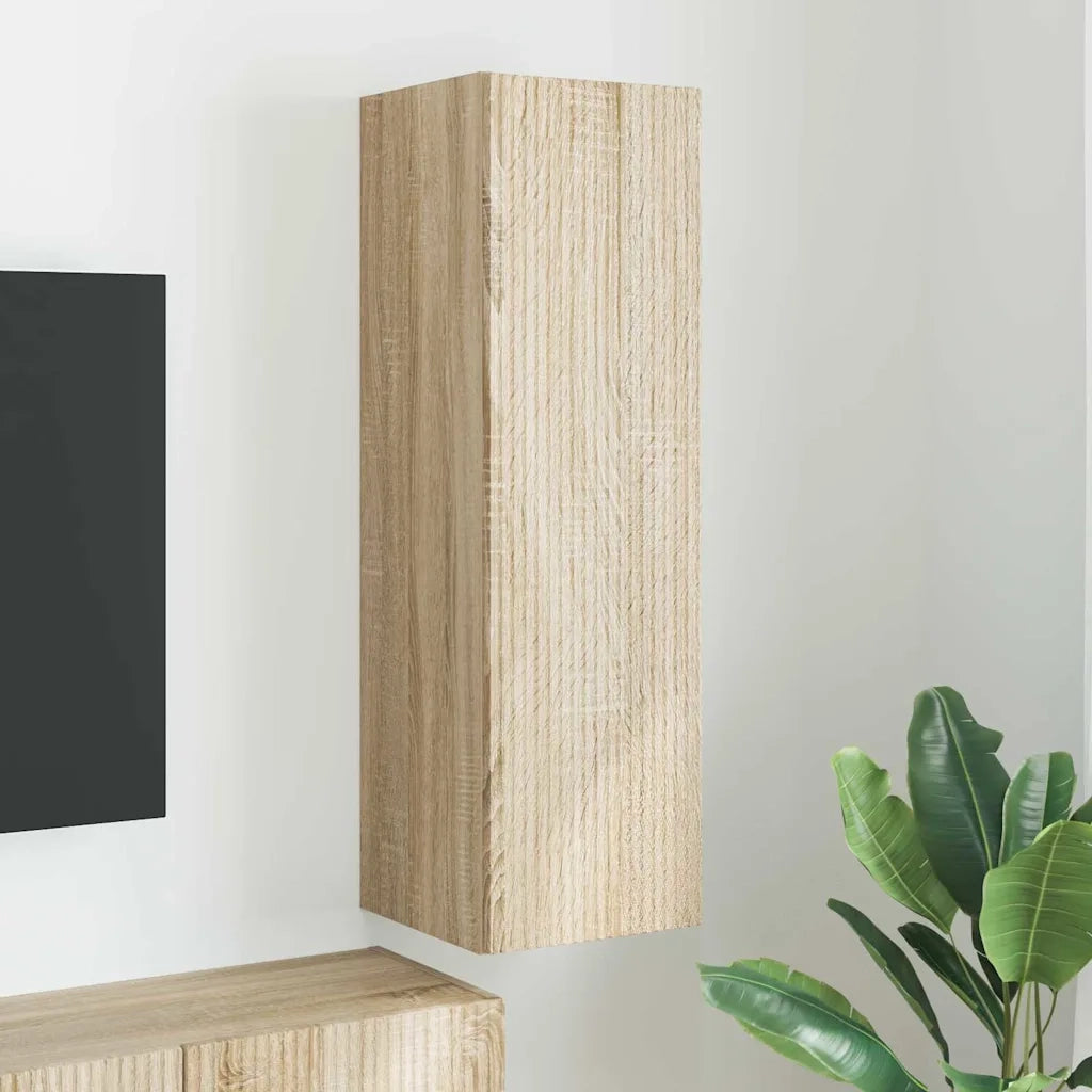 Mobile TV da parete-Mobile TV a Muro-Credenza TV Sonoma 30 x 31 x 100 cm Legno multistrato