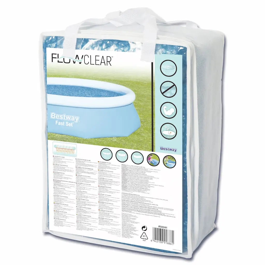 Bestway Copertura Solare per Piscina Flowclear 305 cm 3202479