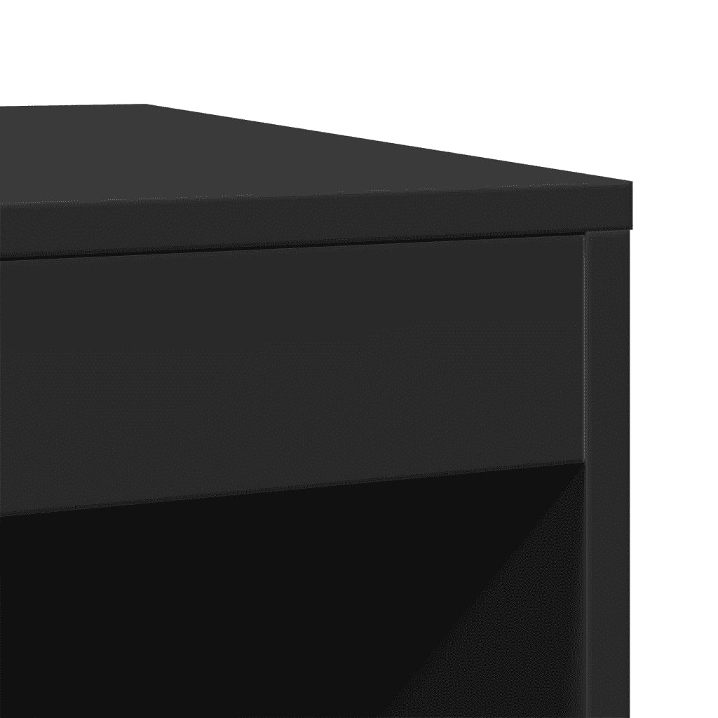 vidaXL Recinto per Lettiera per Gatti Nero 47x59x42 cm in Truciolato