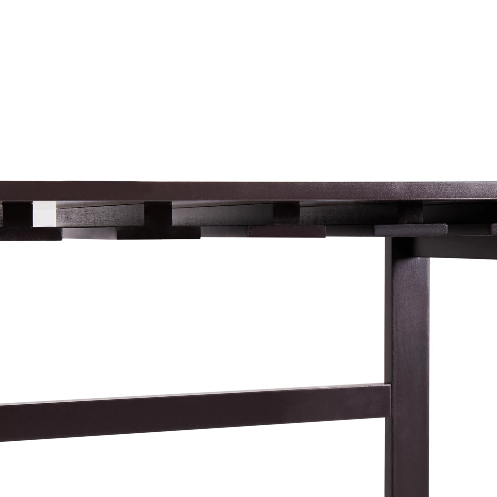 Portabottiglie in MDF marrone scuro Stile classico ed elegante per la casa