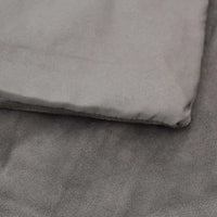 Coperta Ponderata con Copertura Grigio 200x220 cm 13 kg Tessuto 3154895
